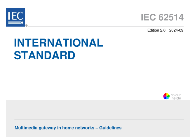 IEC 62514:2024 RLV pdf download - Multimedia gateway in home networks - Guidelines